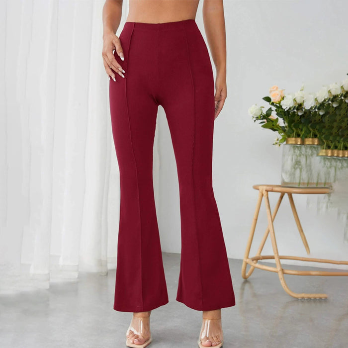 Easy Wear High Waist Slight Stretch Pants