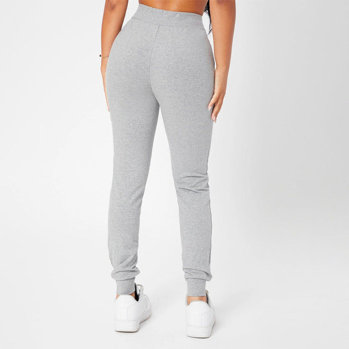 Slant Pocket High Waist Solid Joggers