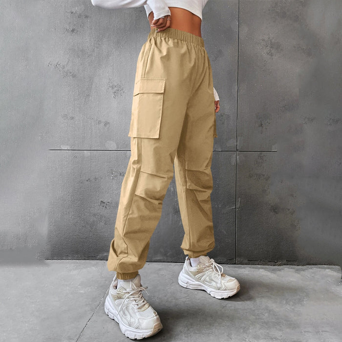 Casual Flap Pocket Side Cargo Pants