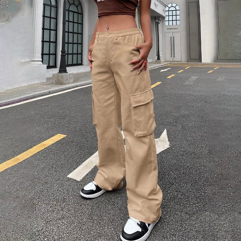 Flap Pocket Side Cargo Pants