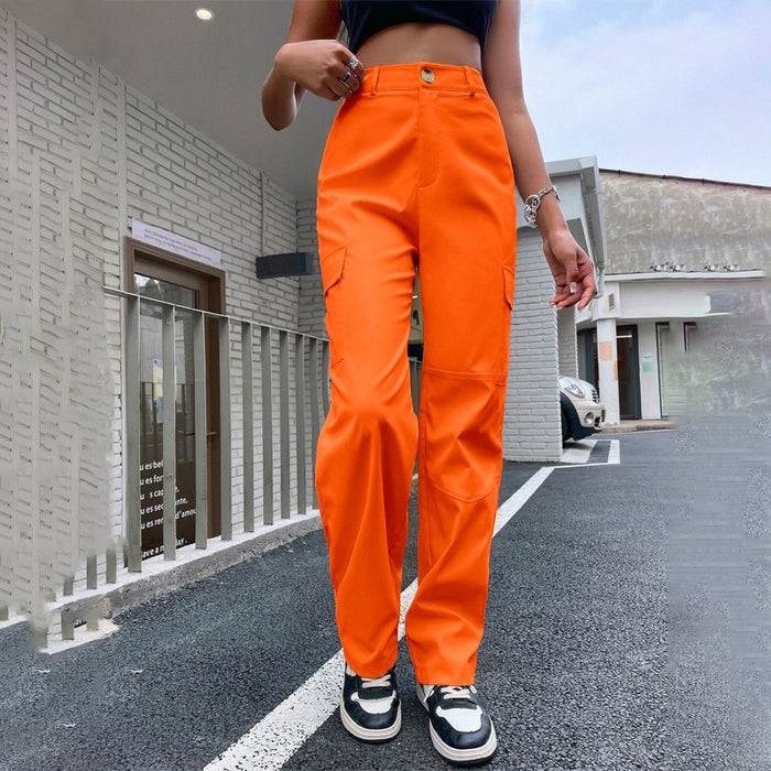 Casual High Waist Cargo Pants