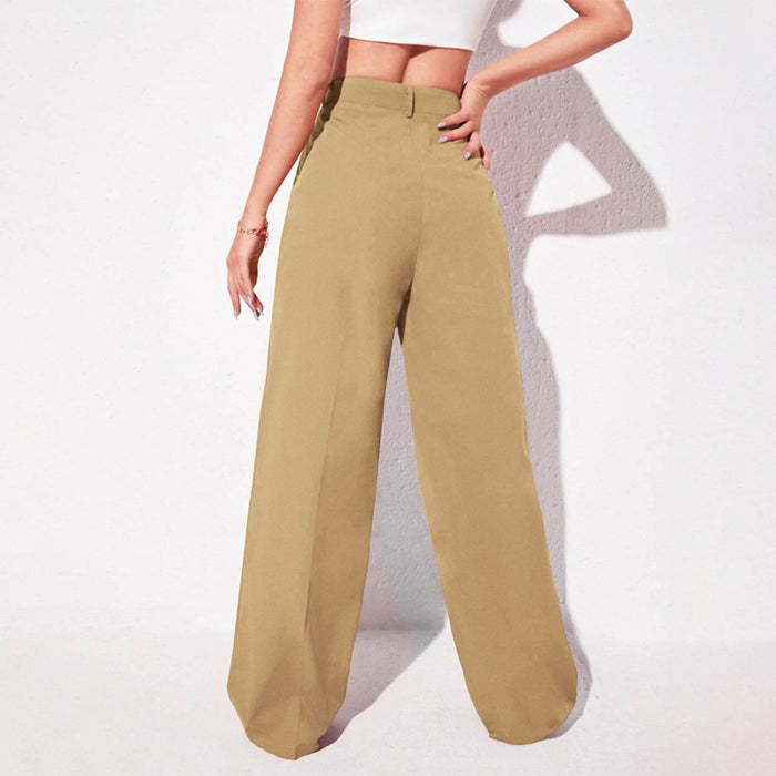 Easywear Solid Wide Leg Pants