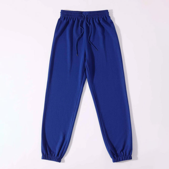 Letter Pattern Drawstring Waist Sweatpants