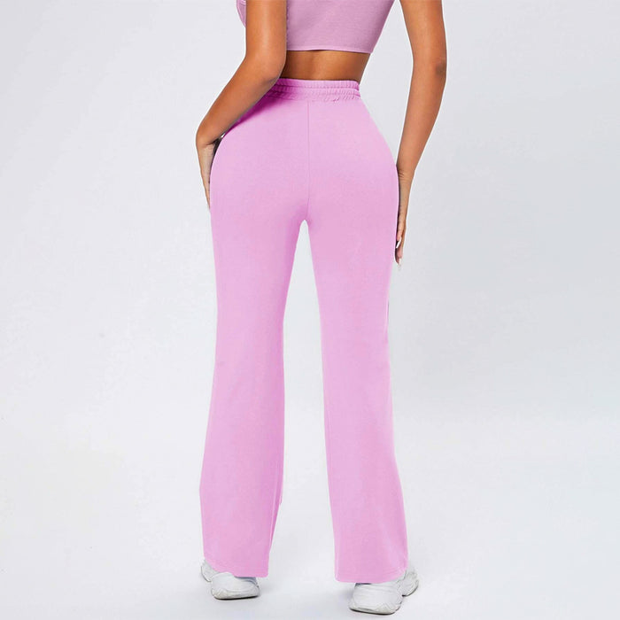 Solid Drawstring Waist Petite Sweatpants