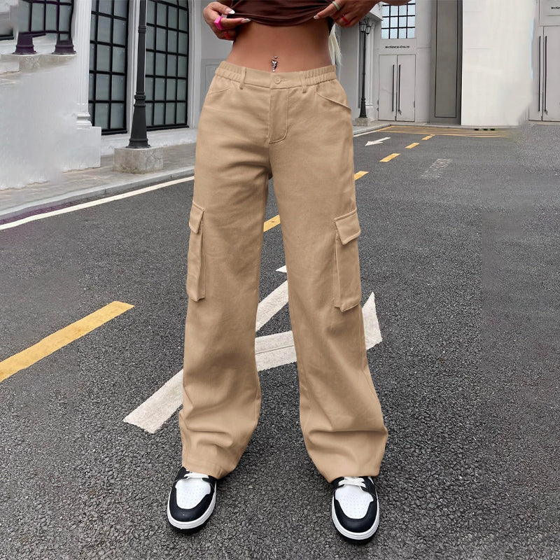 Flap Pocket Side Cargo Pants