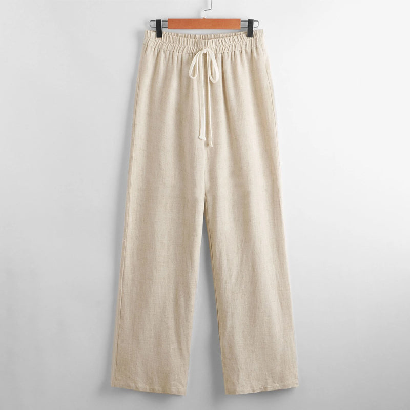 Knot Waist Palazzo Pants