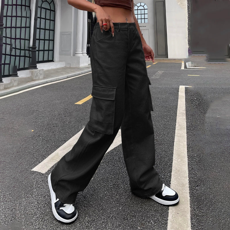 Flap Pocket Side Cargo Pants