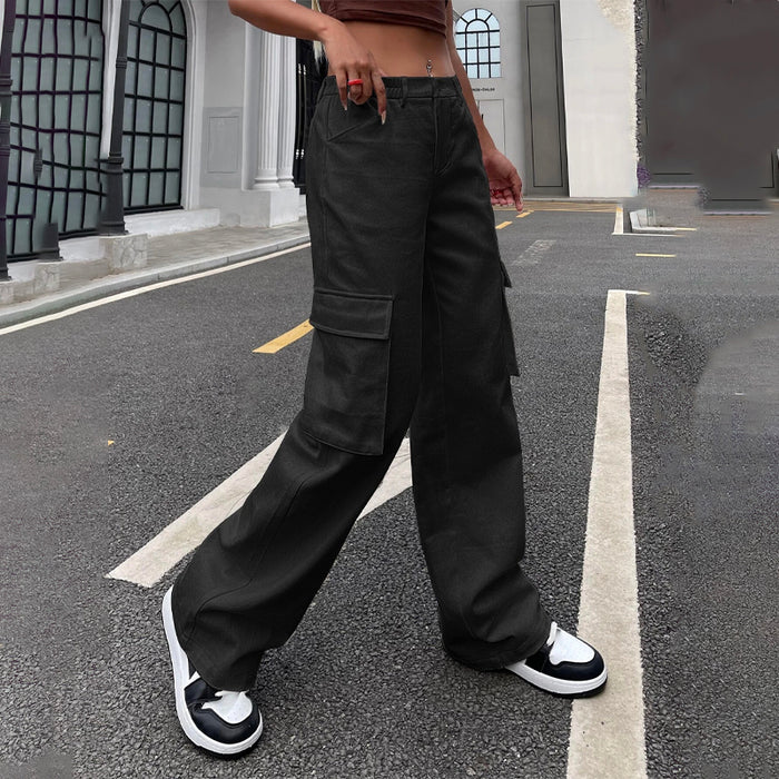 Flap Pocket Side Cargo Pants