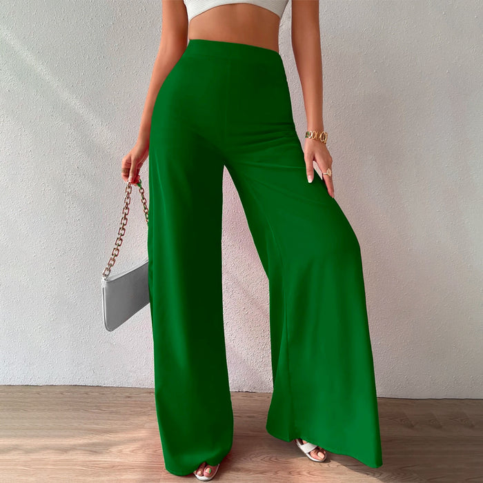 Easy Wear High Waist Wide Leg Pants