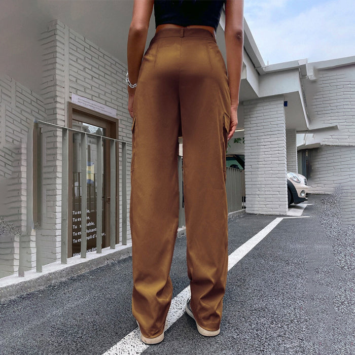 Casual High Waist Cargo Pants