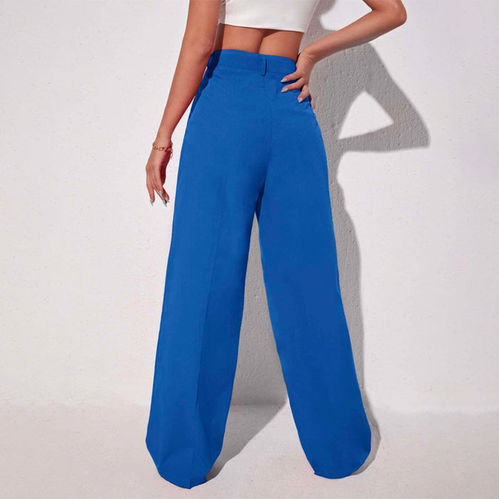 Easywear Solid Wide Leg Pants