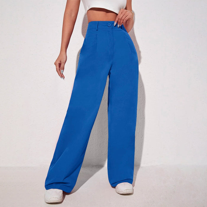 Easywear Solid Wide Leg Pants