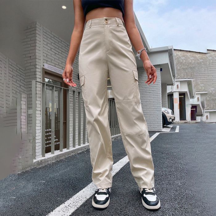 Casual High Waist Cargo Pants