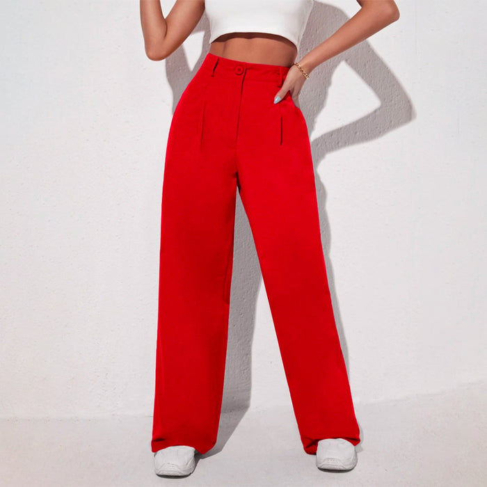 Easywear Solid Wide Leg Pants