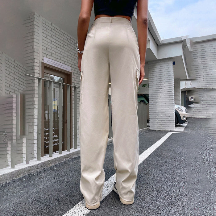 Casual High Waist Cargo Pants