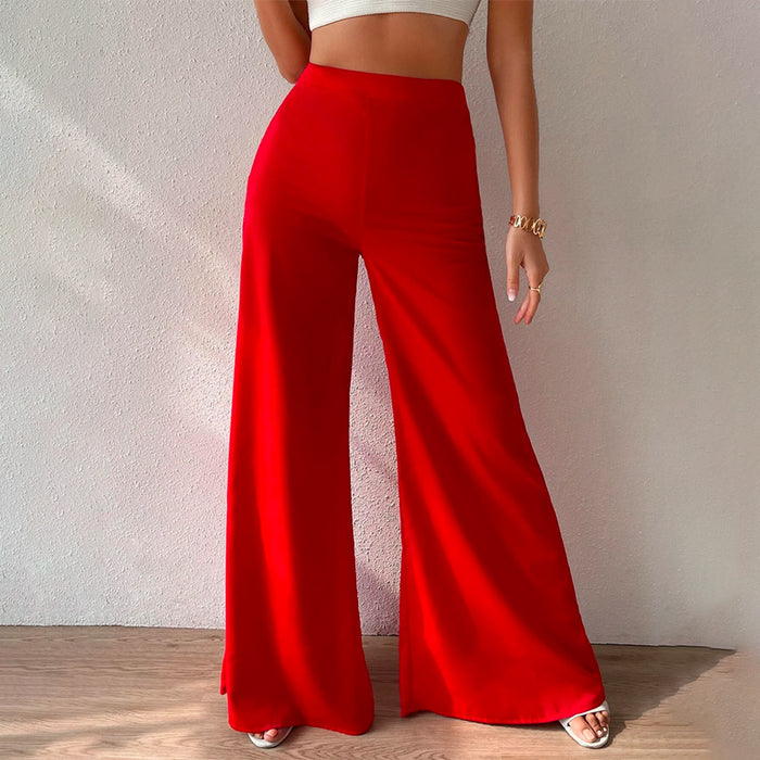 Easy Wear High Waist Wide Leg Pants