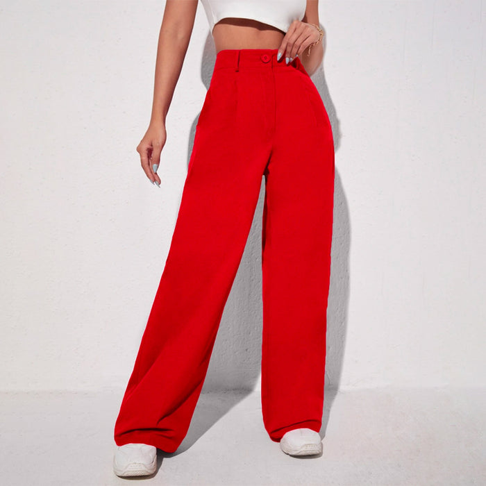 Easywear Solid Wide Leg Pants