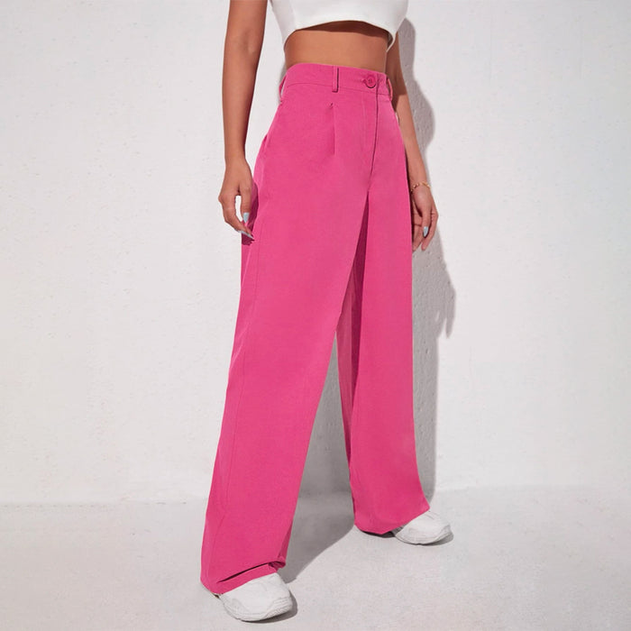 Easywear Solid Wide Leg Pants