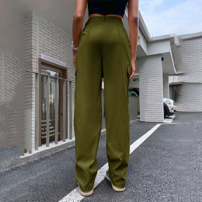 Casual High Waist Cargo Pants