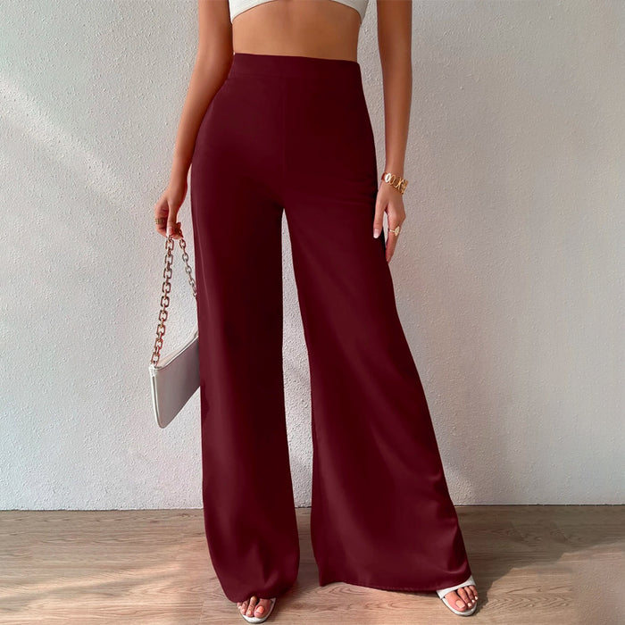 Easy Wear High Waist Wide Leg Pants