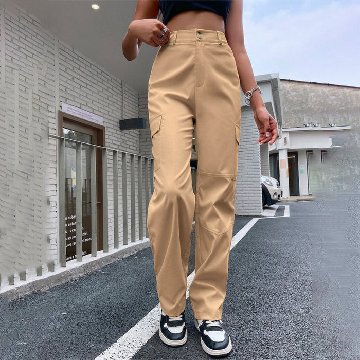 Casual High Waist Cargo Pants