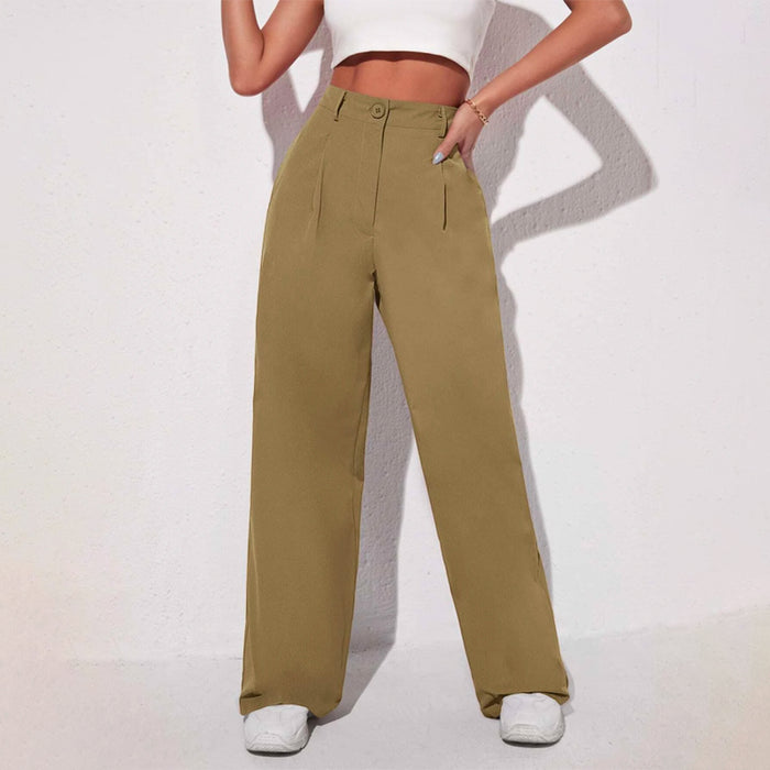 Easywear Solid Wide Leg Pants