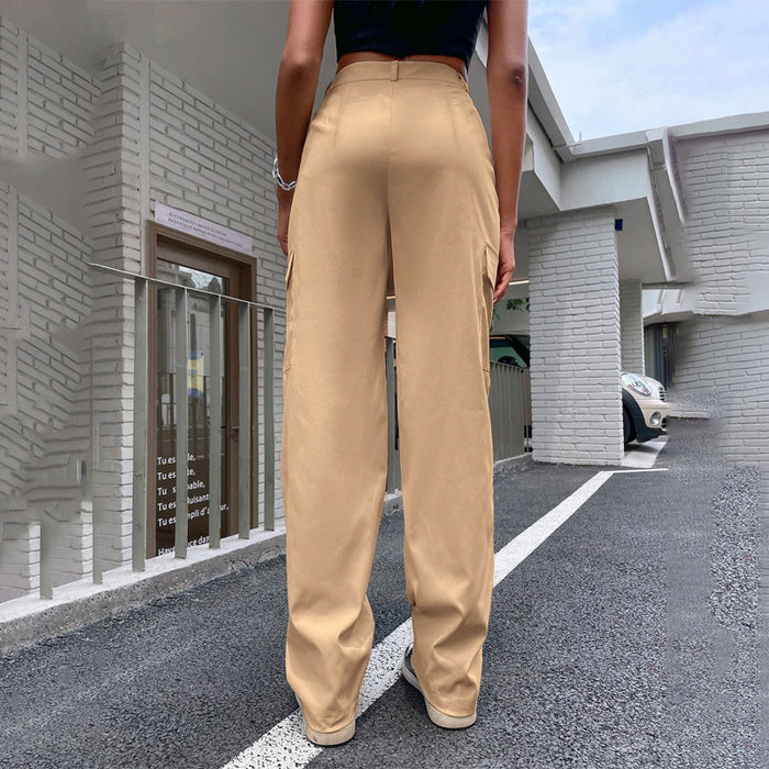 Casual High Waist Cargo Pants