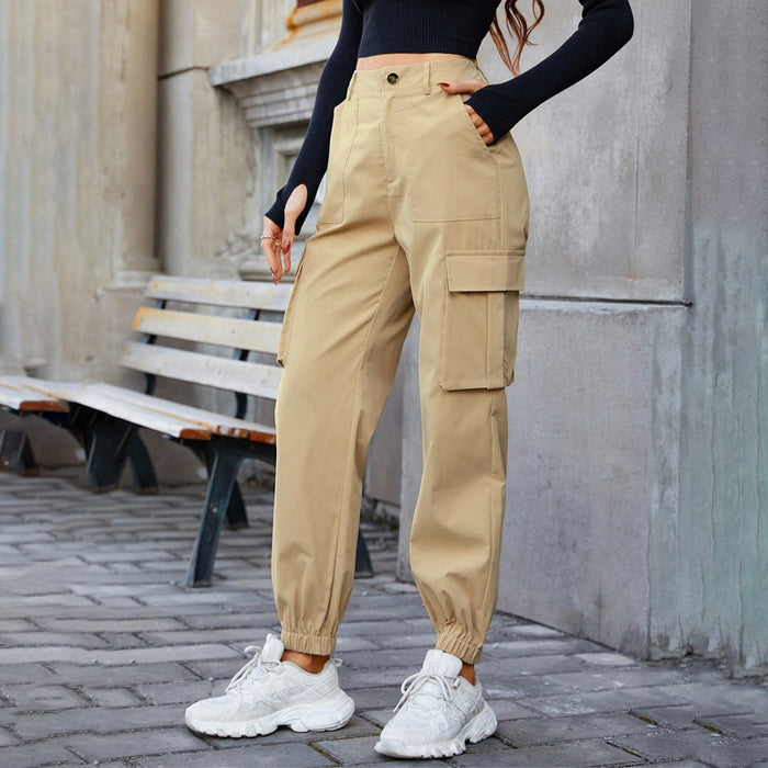 Easy Wear Slant Pocket Cargo Pants