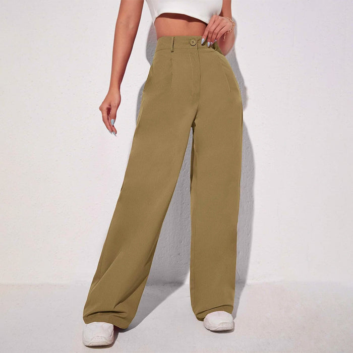 Easywear Solid Wide Leg Pants