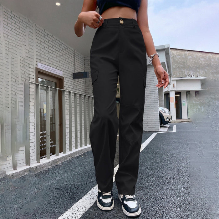 Casual High Waist Cargo Pants