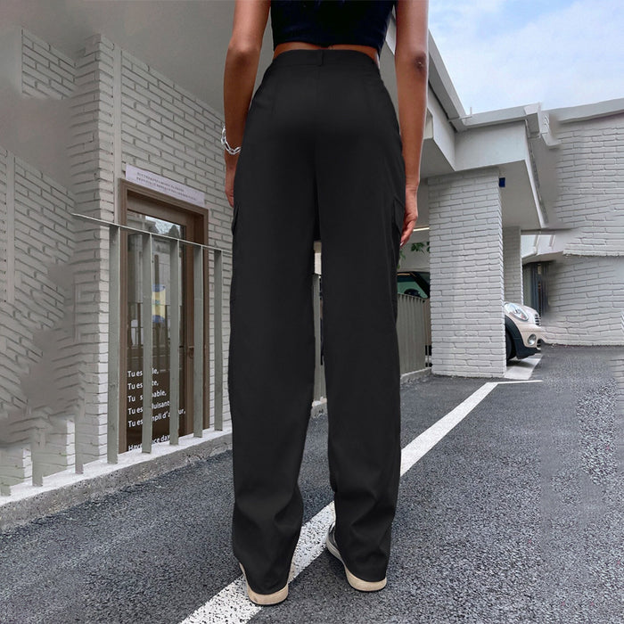 Casual High Waist Cargo Pants