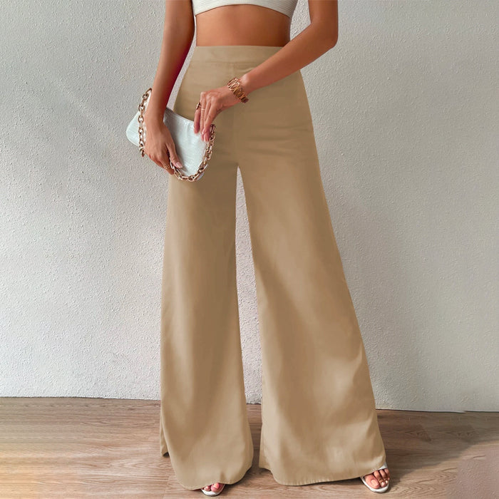 Easy Wear High Waist Wide Leg Pants