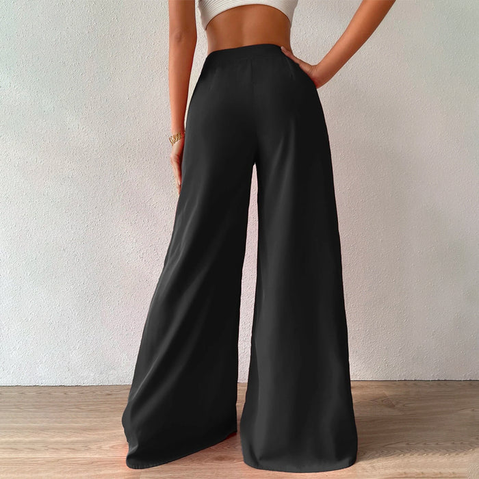 Easy Wear High Waist Wide Leg Pants