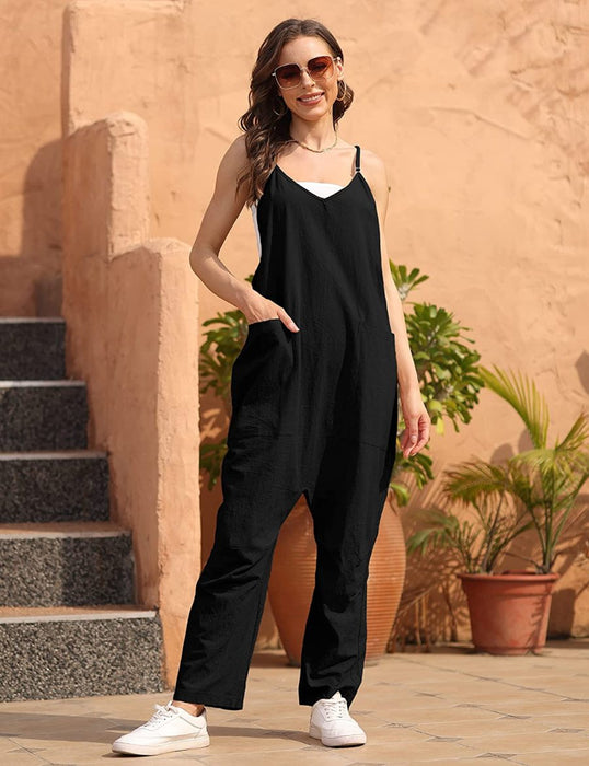 Women's Casual Wide Leg Jumpsuit