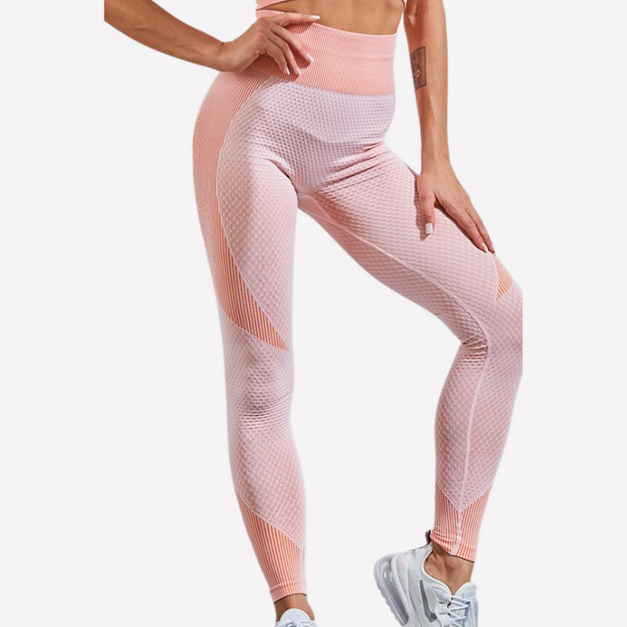 Seamless Striped 28" Fitness Leggings