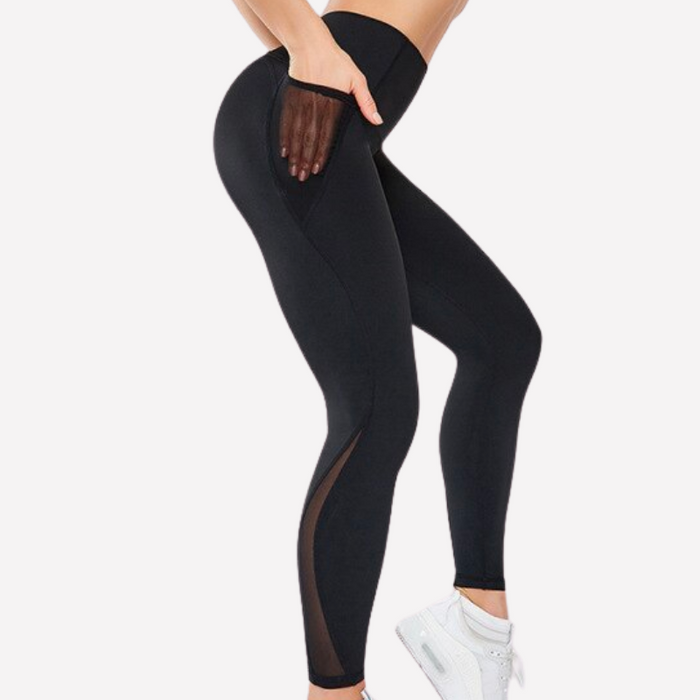 High Waist 28" Mesh Leggings