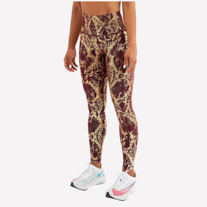 Metallic Casual 28" Seamless Leggings