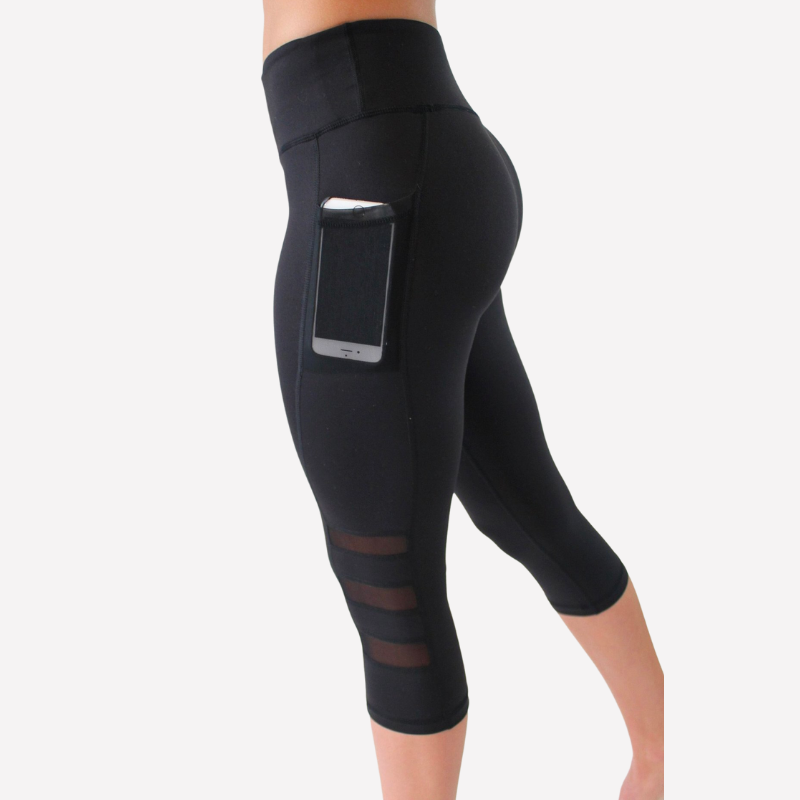 Mesh Yoga 12" Shorts With Pockets