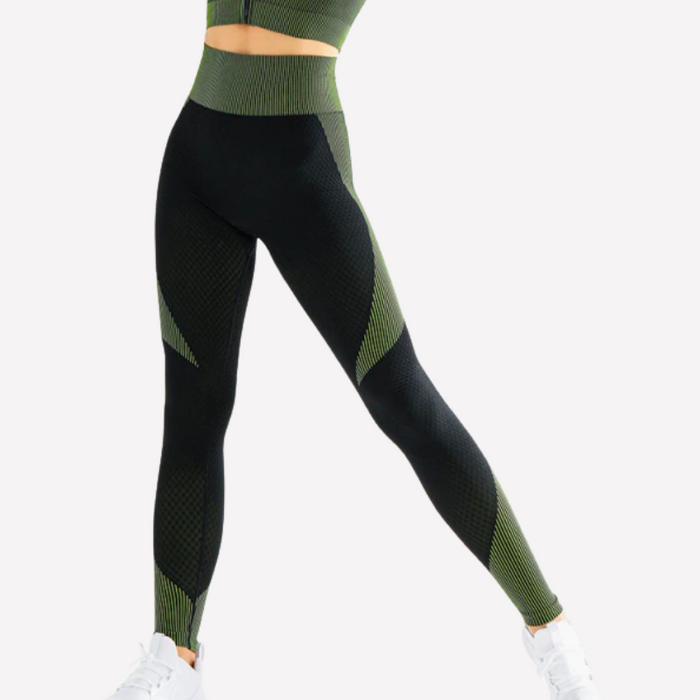 Seamless Striped 28" Fitness Leggings