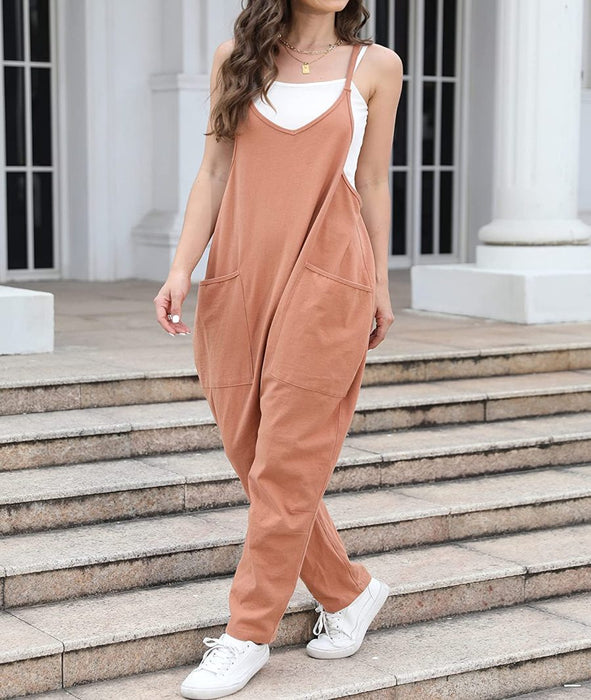 Women's Casual Wide Leg Jumpsuit