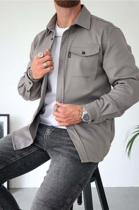 Button Down Shirt Jacket