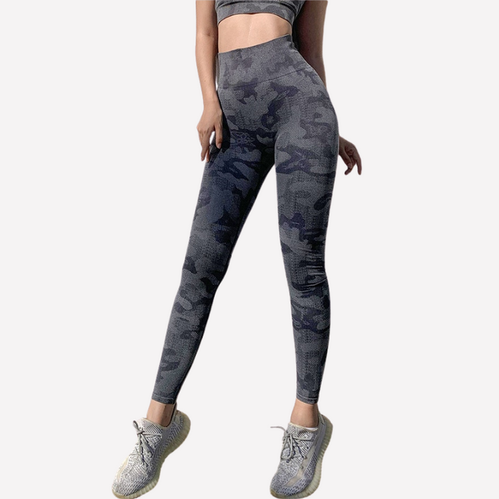 Camo Washed 28" Yoga Pants