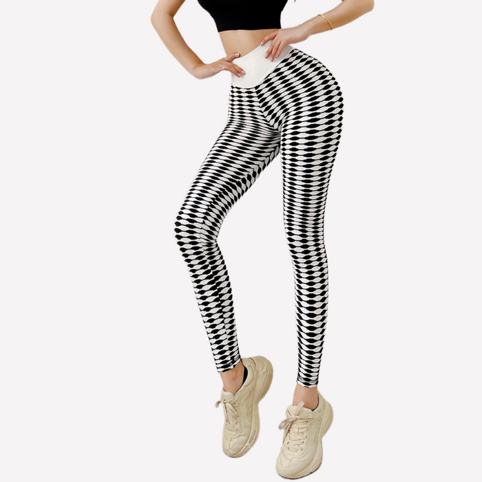 Zebra Ruched 26" Seamless Everyday Wear