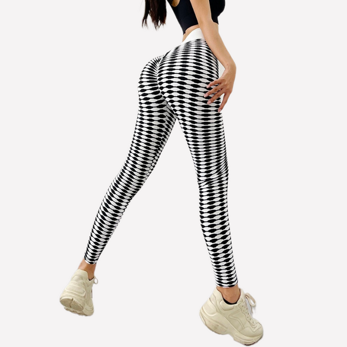 Zebra Ruched 26" Seamless Everyday Wear