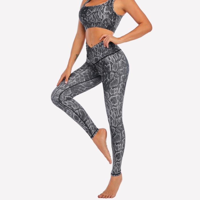 Snake Print 28" Yoga Shapewear