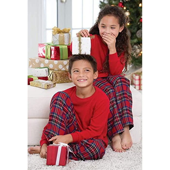 The Christmas Thermal Plaid Family Sets