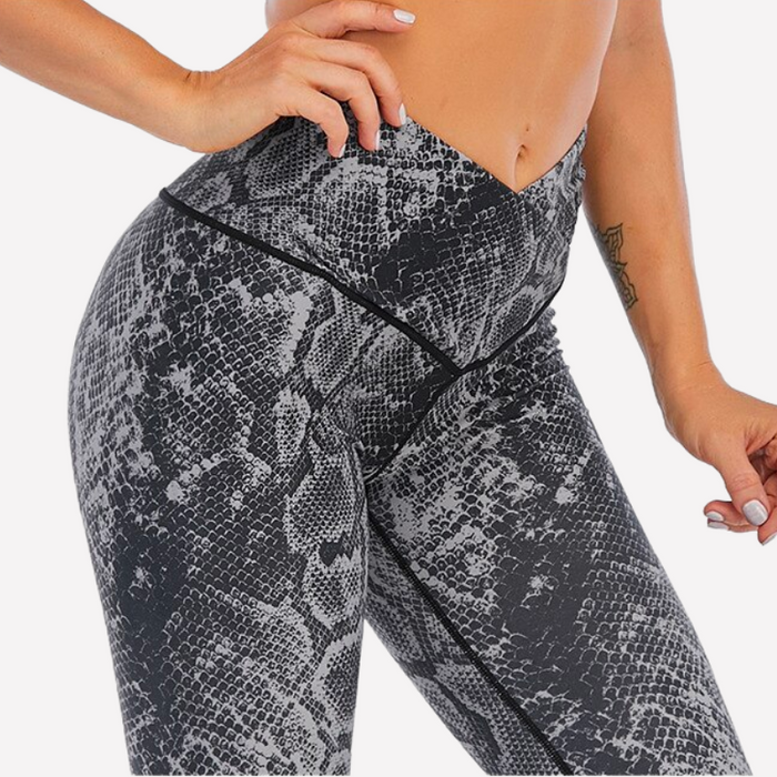 Snake Print 28" Yoga Shapewear