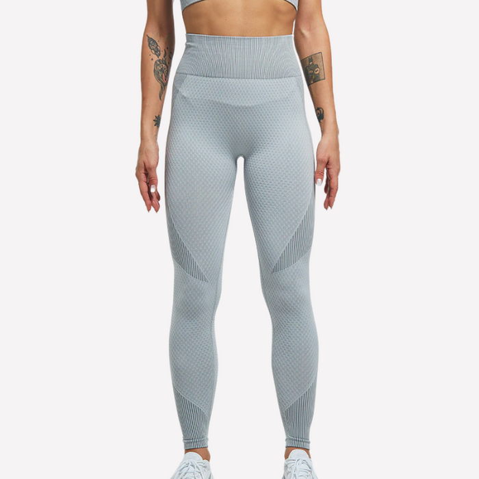 Seamless Striped 28" Fitness Leggings