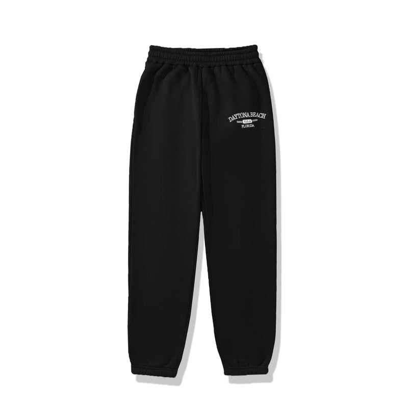 Letter Graphic Easy Wear Thermal Lined Sweatpants