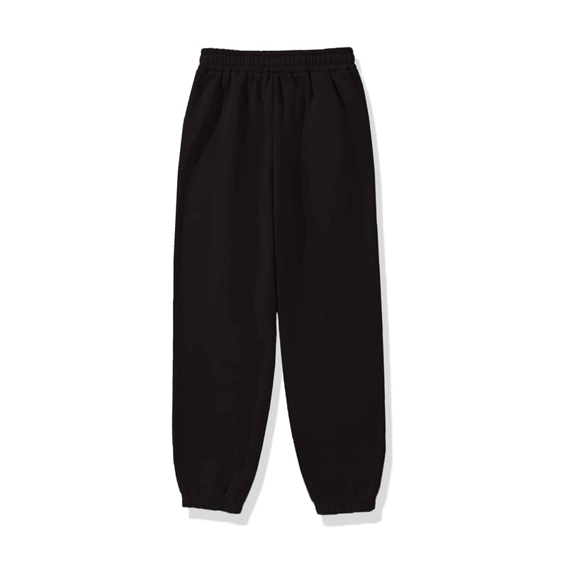 Letter Graphic Easy Wear Thermal Lined Sweatpants